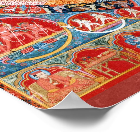 Mandala van Jnanadakini Poster (Hoek)