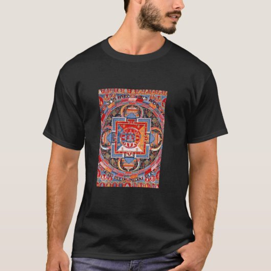 Mandala van Jnanadakini Tibetaans boeddhist Thangk T-shirt (Voorkant)