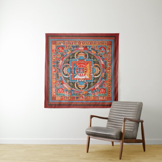 Mandala van Jnanadakini Wandkleed (In situ)