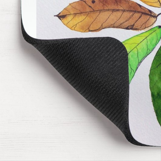 Mandala van Leaves Mousepad Muismat (Hoek)