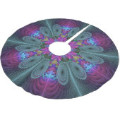 Mandala van middelkleurrijke fractale kunst met ro kerstboom rok (Gekanteld)