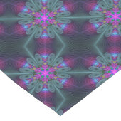 Mandala van middelkleurrijke fractale kunst met ro korte tafelloper (Hoek)