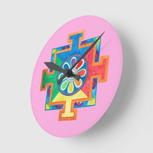 Mandala van schepping ronde klok (Hoek)