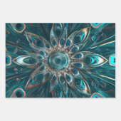 Mandala van sierveren inpakpapier vel (Voorkant)