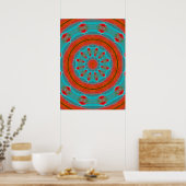 Mandala van Sterkte Poster (Keuken)