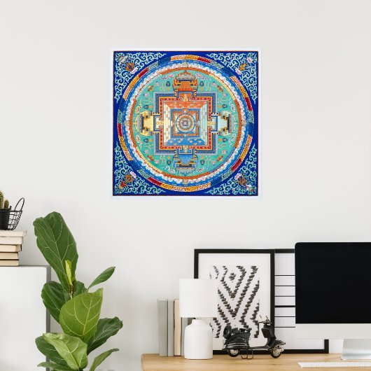 Mandala van Vairocana Poster (Thuiskantoor)