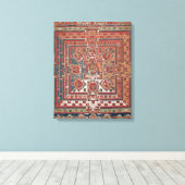 Mandala van Vaishravana Canvas Afdruk (Insitu (Houten vloer))
