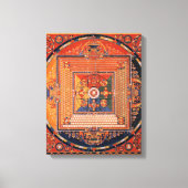 Mandala van Vajradhatu Thangka Canvas Afdruk (Voorkant)