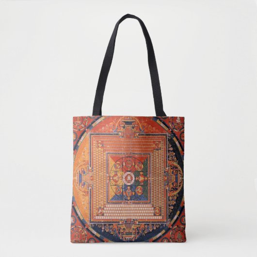 Mandala van Vajradhatu Thangka Tote Bag (Voorkant)
