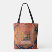 Mandala van Vajradhatu Thangka Tote Bag (Achterkant)