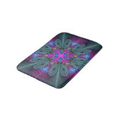 Mandala vanuit het midden Kleurrijke Fractale Kuns Badmat (Gekanteld)