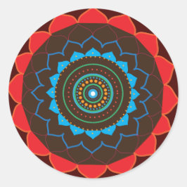 Mandala Vector Art Drawing Sticker