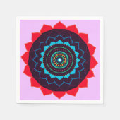 Mandala Vector Art Paper Napkin Servet (Voorkant)