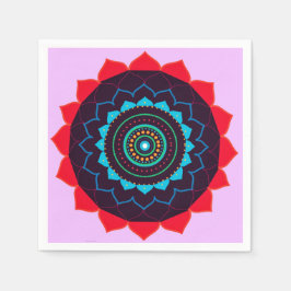 Mandala Vector Art Paper Napkin Servet