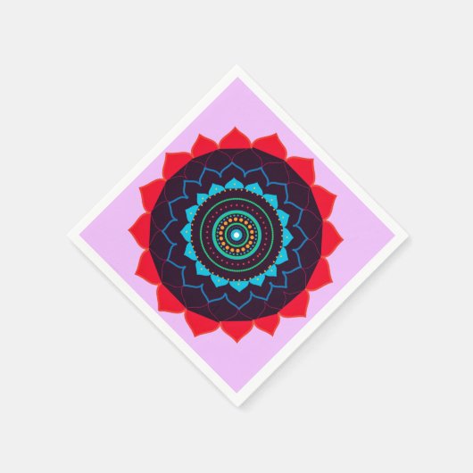 Mandala Vector Art Paper Napkin Servet (Hoek)