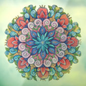 Mandala venster vastklemmen raamsticker (Vel 3)