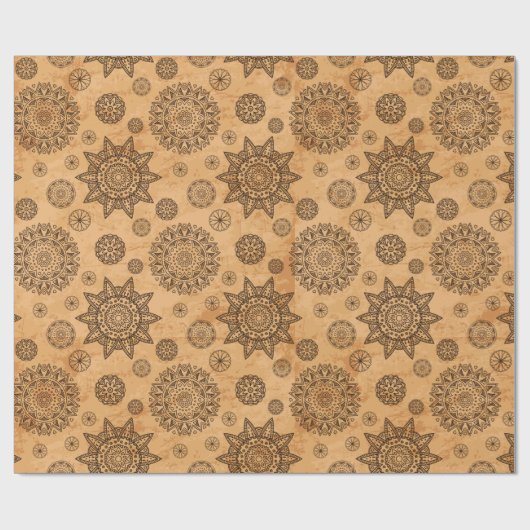 Mandala Verpakkingspapier Cadeaupapier (Vlak)