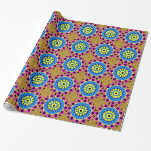 Mandala Verpakkingspapier Cadeaupapier (Uitgerold)