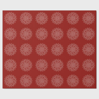 Mandala - Verpakkingspapier - Deep Red Cadeaupapier