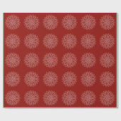 Mandala - Verpakkingspapier - Deep Red Cadeaupapier (Vlak)