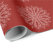 Mandala - Verpakkingspapier - Deep Red Cadeaupapier (Rol Hoek)