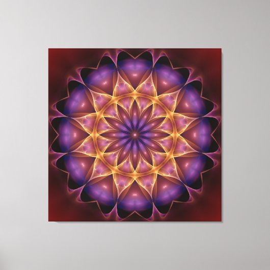 Mandala-versterker Canvas Afdruk (Voorkant)