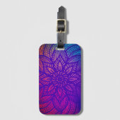 Mandala Vibrant Design Bagagelabel (Voorkant (verticaal))