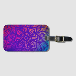 Mandala Vibrant Design Bagagelabel