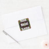 Mandala Vierkante Sticker (Envelop)