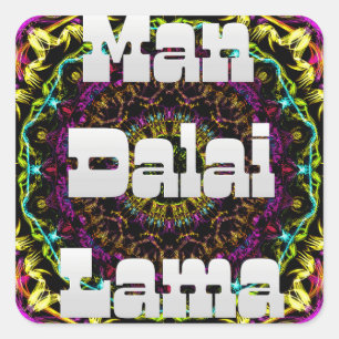 Mandala Vierkante Sticker