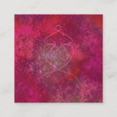 Mandala Vierkante Visitekaartje (Voorkant)