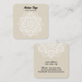 Mandala Vierkante Visitekaartje
