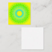 Mandala Vierkante Visitekaartje (Voorkant / Achterkant)