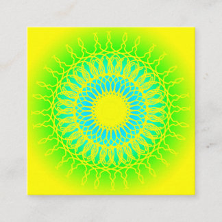 Mandala Vierkante Visitekaartje