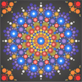 mandala vinyl sticker (Voorkant)