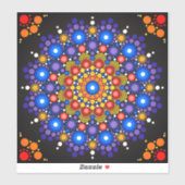 mandala vinyl sticker (Vel)