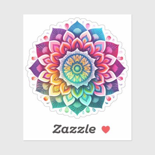 Mandala vinyl sticker (Vel)