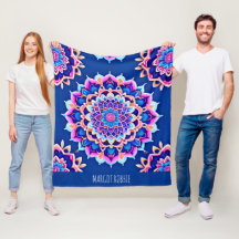 Mandala Violet roze geometrisch patroon