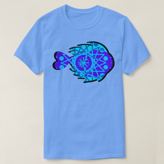 Mandala vis Classic TShirt (Design voorkant)