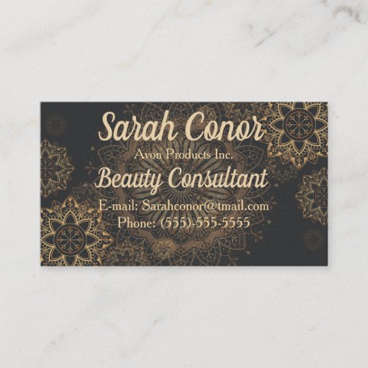 Mandala Visitekaartje (Voorkant)