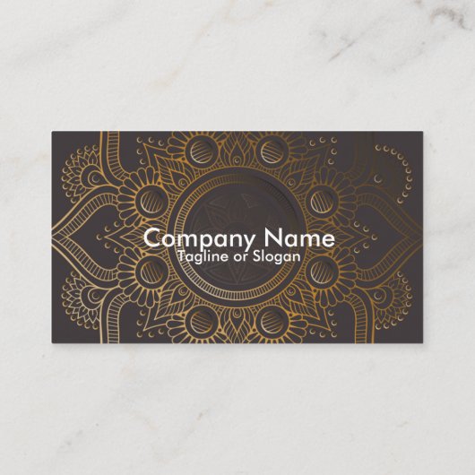 Mandala Visitekaartje (Achterkant)
