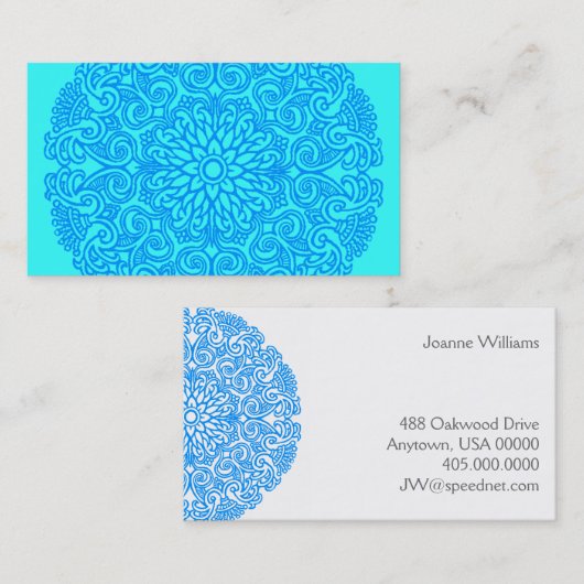 Mandala Visitekaartje (Voorkant / Achterkant)