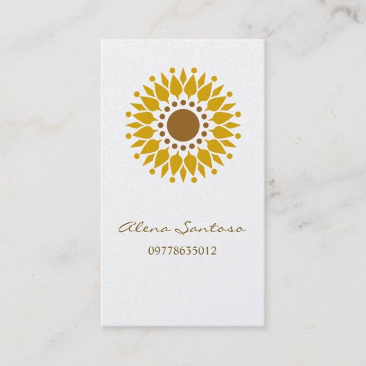 Mandala Visitekaartje (Voorkant)