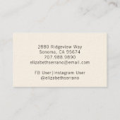 Mandala Visitekaartje (Achterkant)