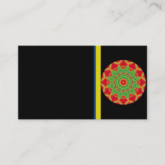 Mandala Visitekaartje (Voorkant)