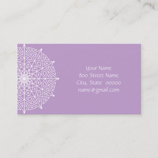 Mandala Visitekaartjes (Voorkant)