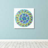 Mandala Vitalis  Canvas Afdruk (Insitu (Houten vloer))