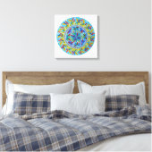 Mandala Vitalis  Canvas Afdruk (Insitu (Slaapkamer))