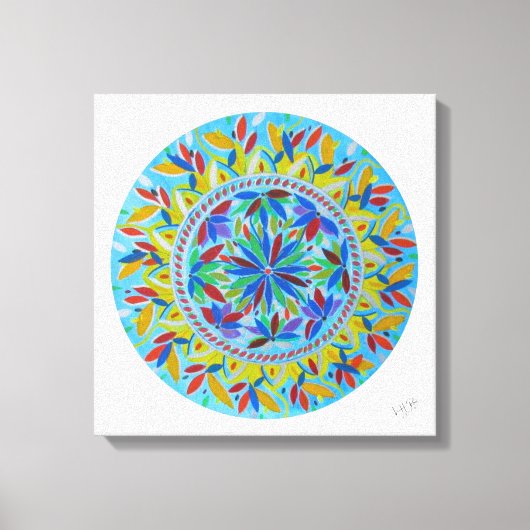 Mandala Vitalis  Canvas Afdruk (Voorkant)