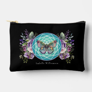 Mandala Vlinder Paarse Bloemrijke Esoterische Held Etui